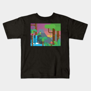 Jungle Sunsets Kids T-Shirt